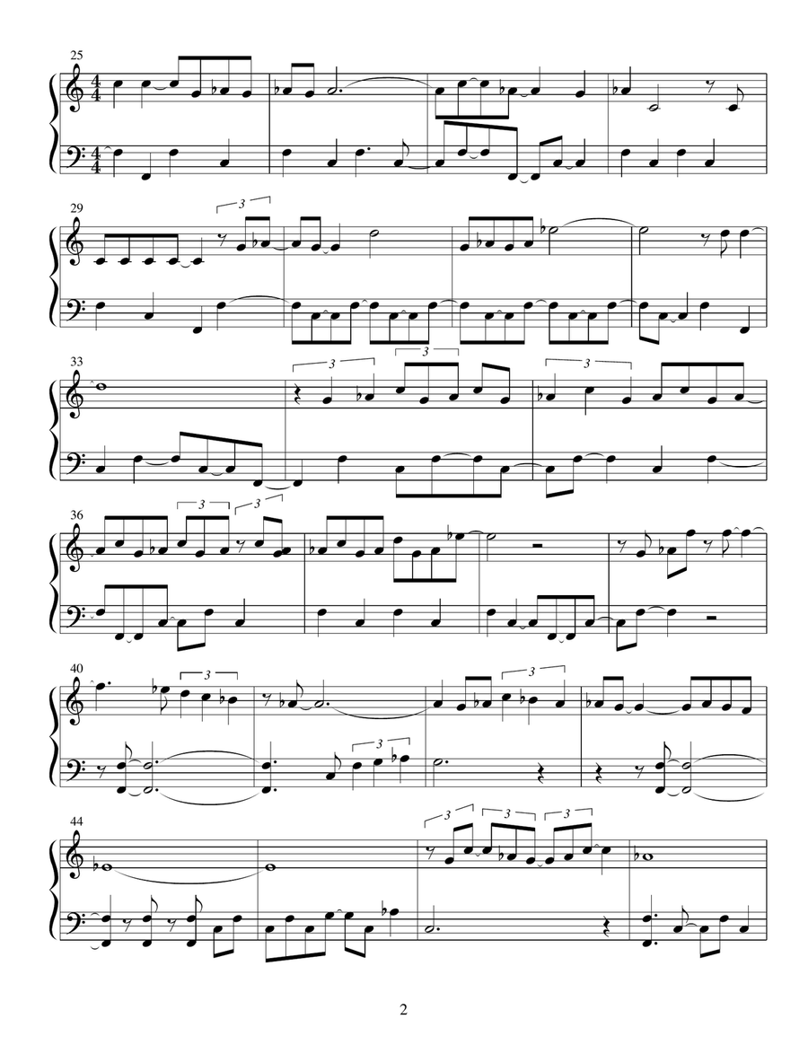 The Love Mood The Love Mood Piano Solo scores gallery preview page 2
