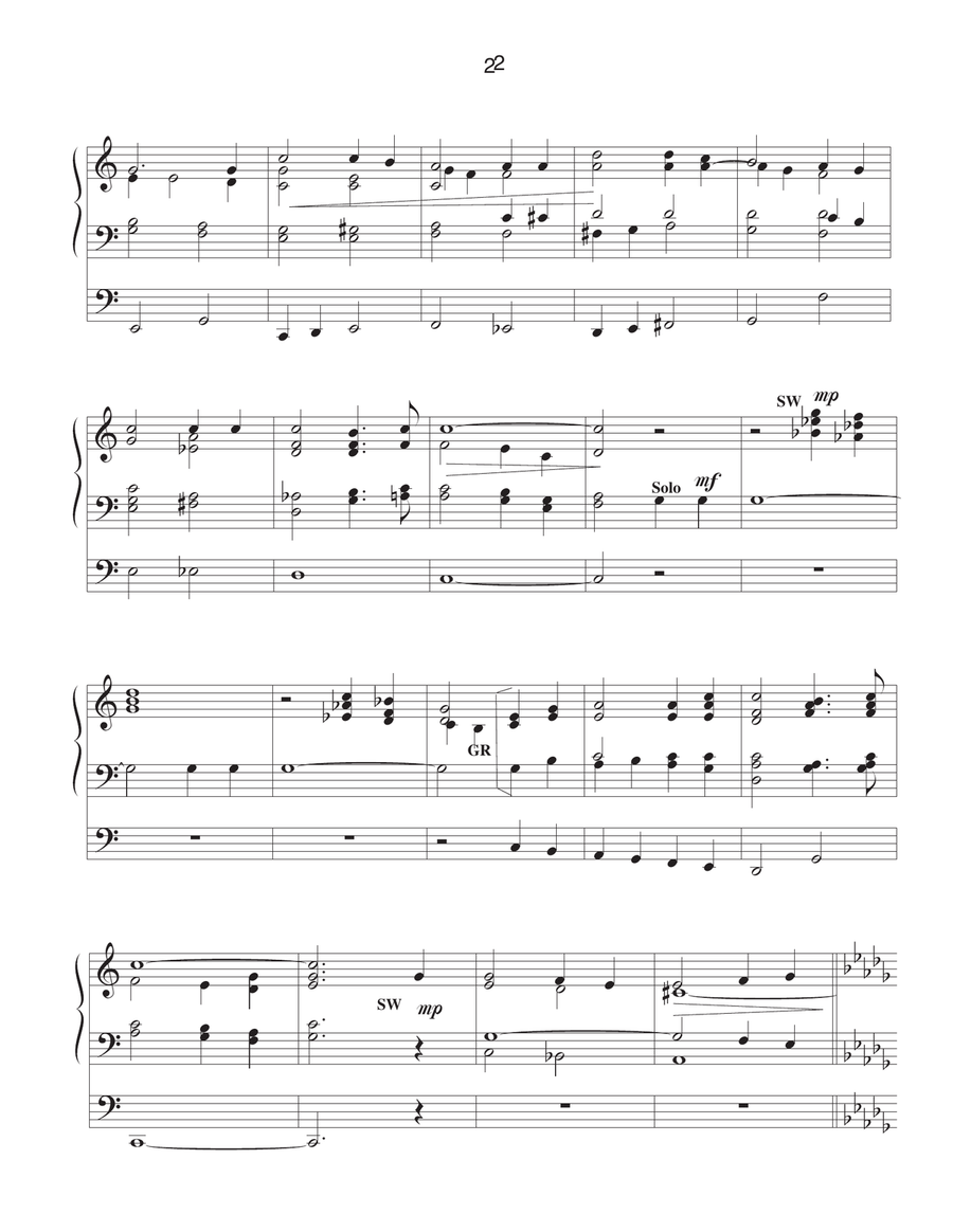 It Is Well With My Soul It Is Well With My Soul Organ Solo scores gallery preview page 2
