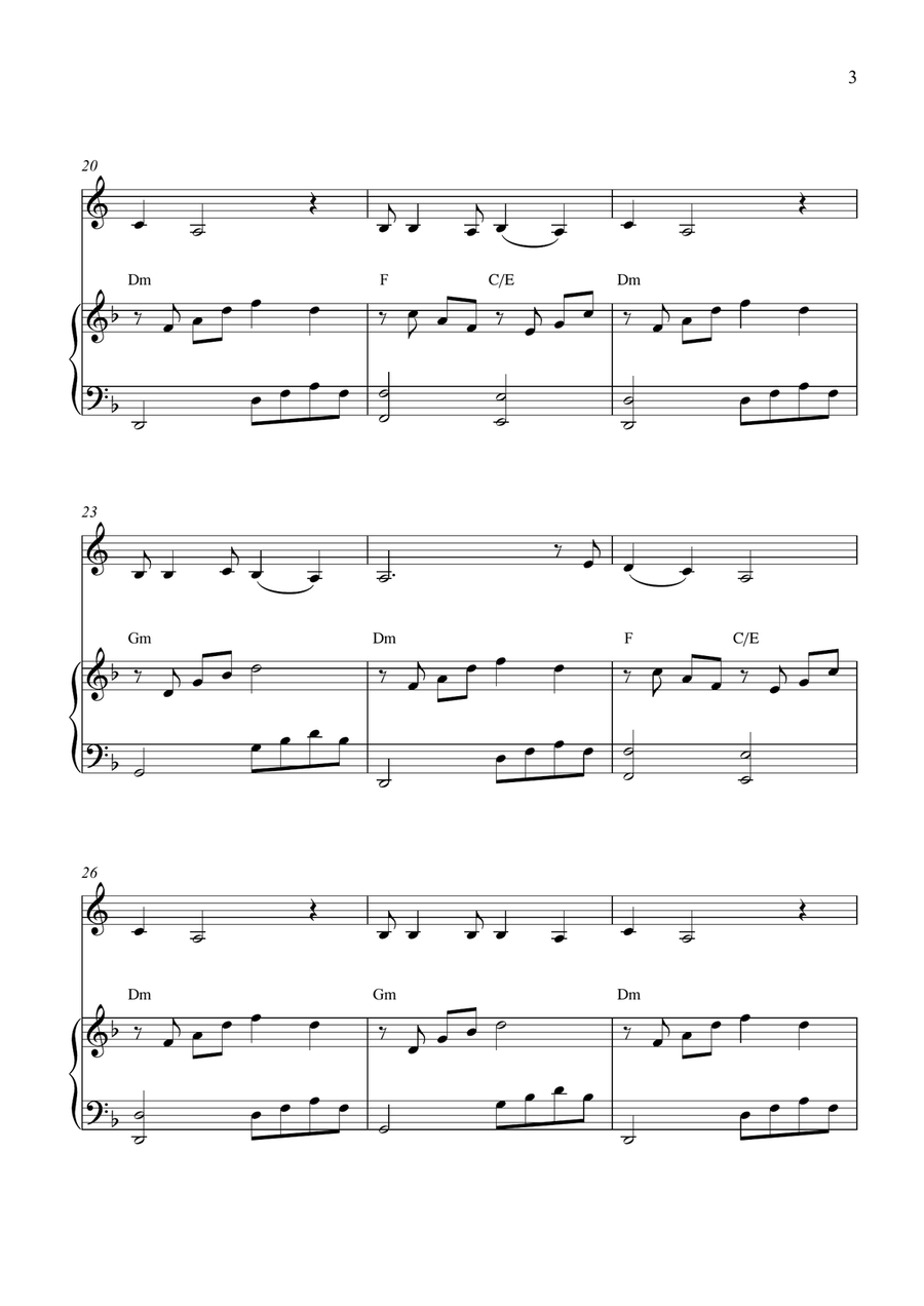 Me And My Broken Heart Me And My Broken Heart Piano scores gallery preview page 3