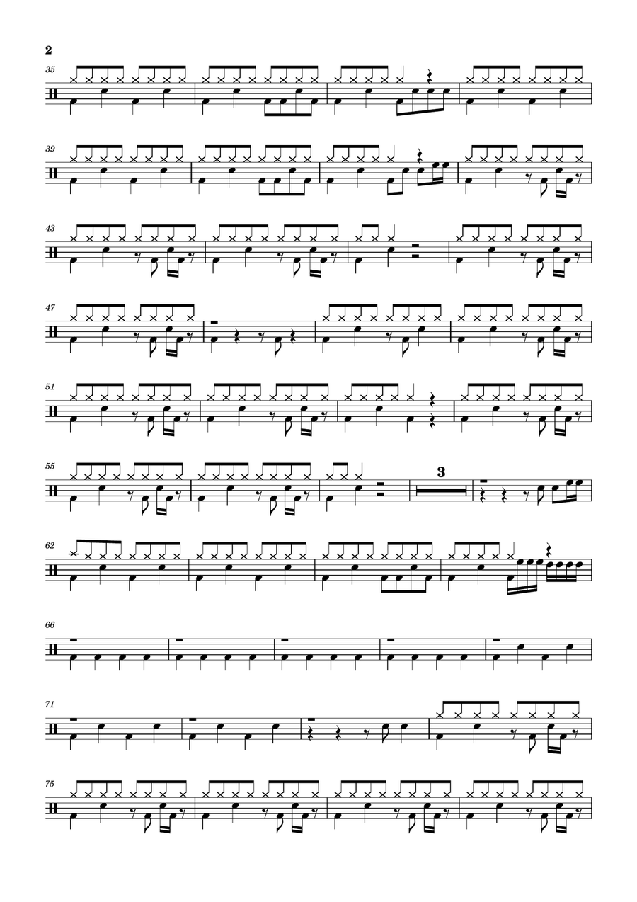 Starstruck Starstruck Drum Set scores gallery preview page 2