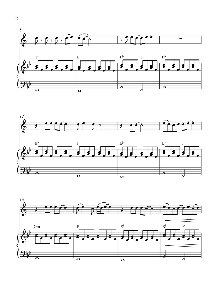 Big Big World Big Big World Soprano Saxophone scores gallery preview page 2