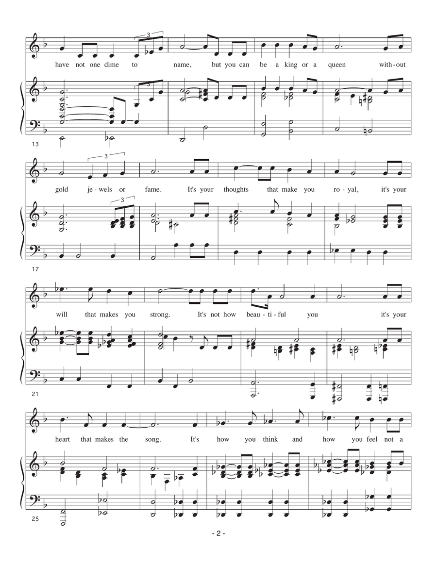 You Can Be A King You Can Be A King Voice Solo scores gallery preview page 2