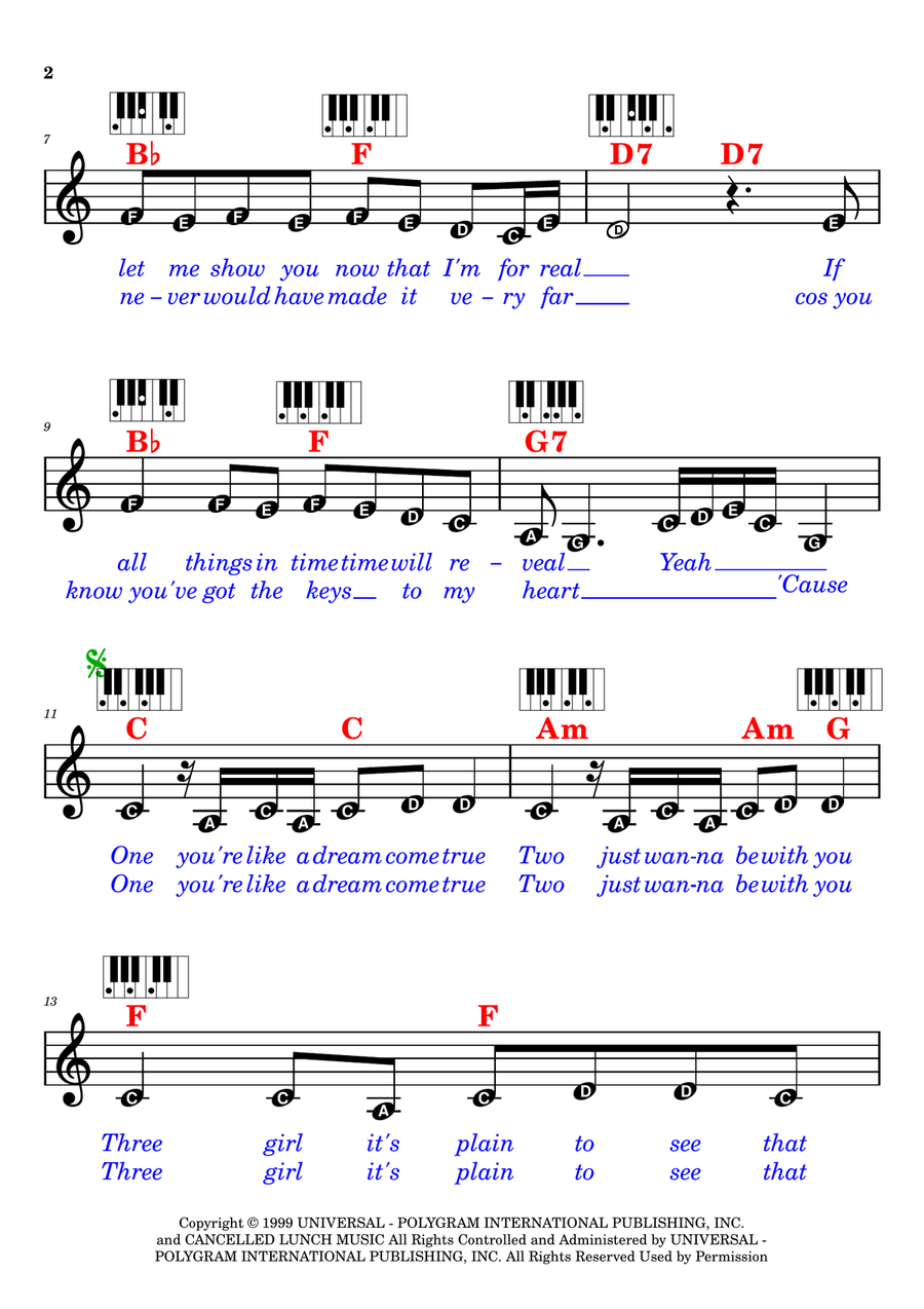 Back At One Back At One Piano scores gallery preview page 2