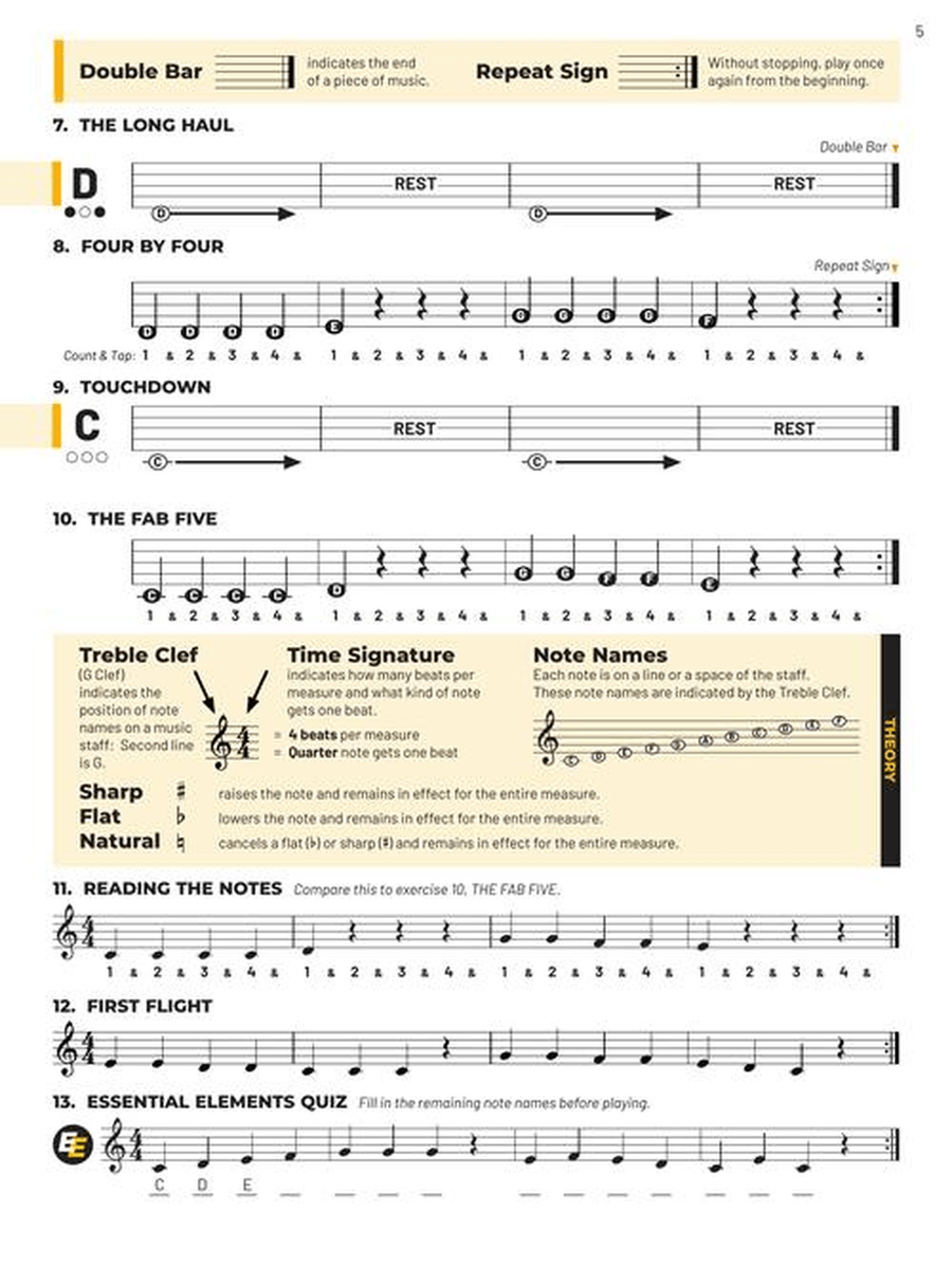 Essential Elements for Band – Baritone T.C. Book 1 with Online Resources Concert Band Methods scores gallery preview page 3