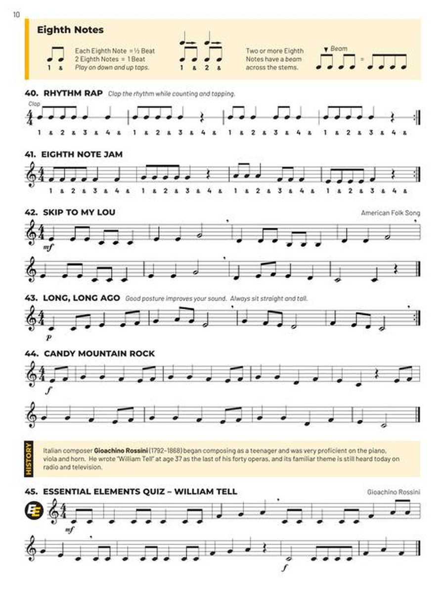 Essential Elements for Band – Baritone T.C. Book 1 with Online Resources Concert Band Methods scores gallery preview page 4
