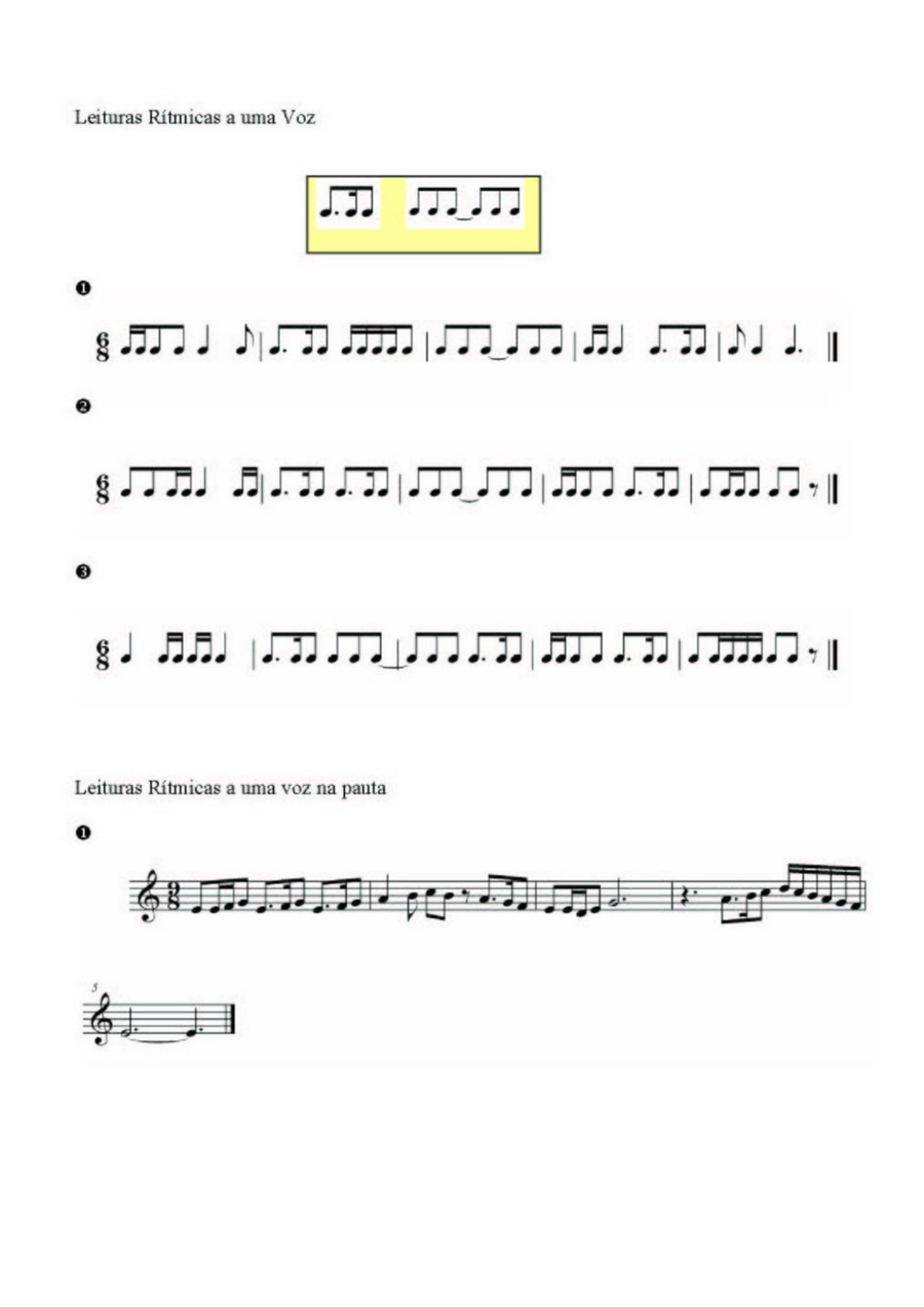 Music Education Exercise Sheet School and Community scores gallery preview page 1