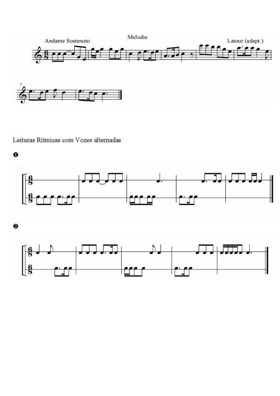 Music Education Exercise Sheet School and Community scores gallery preview page 2