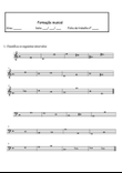 Music education worksheet (intervals)