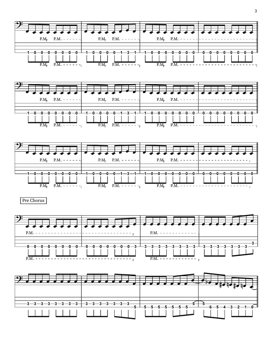 Symphony Of Destruction Symphony Of Destruction Classical Guitar scores gallery preview page 3