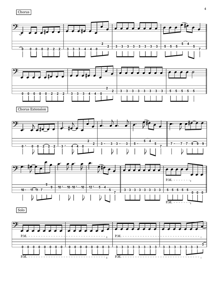 Symphony Of Destruction Symphony Of Destruction Classical Guitar scores gallery preview page 4