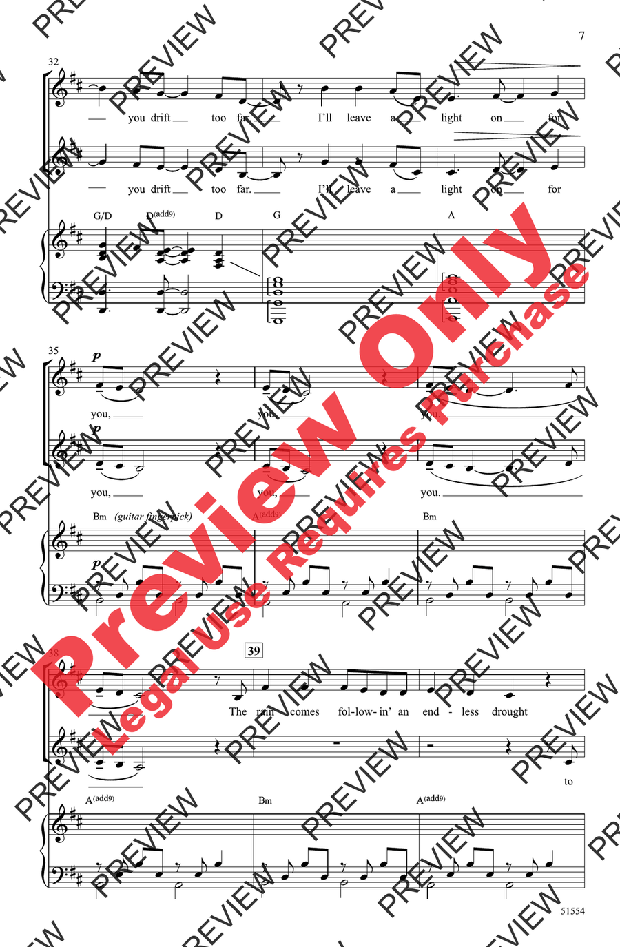 Leave a Light On Leave a Light On 2-Part scores gallery preview page 7