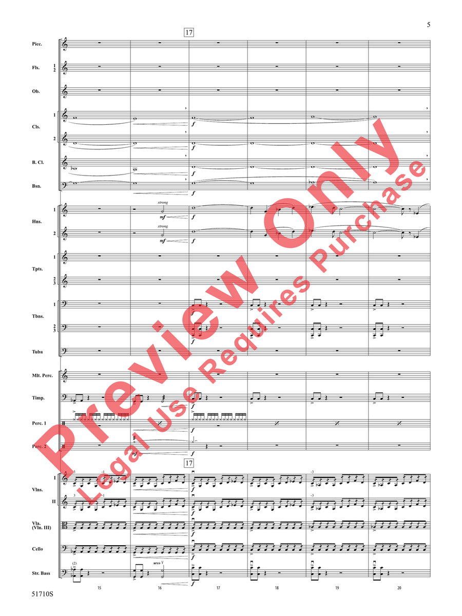 Terminus Approaching Full Orchestra scores gallery preview page 6