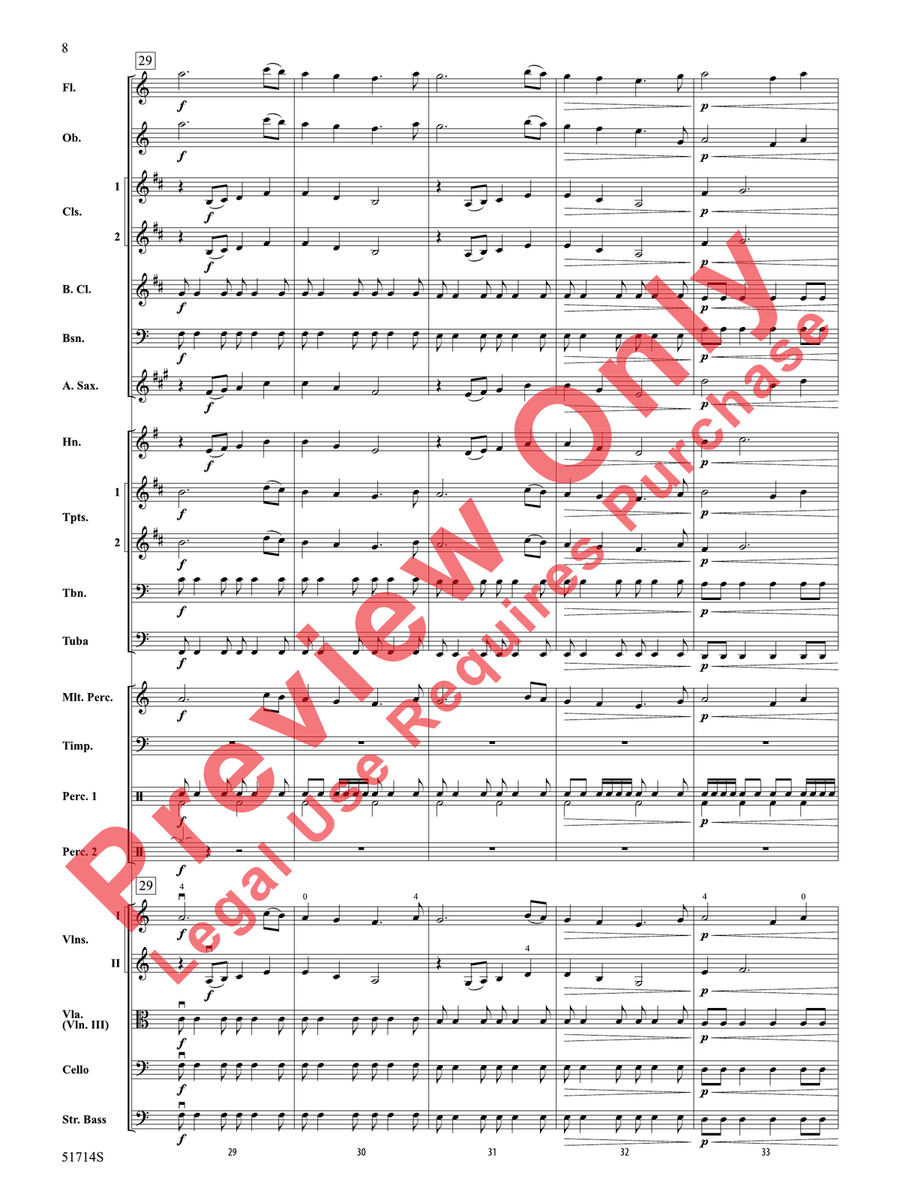 Dauntless Heroes Dauntless Heroes Full Orchestra scores gallery preview page 9