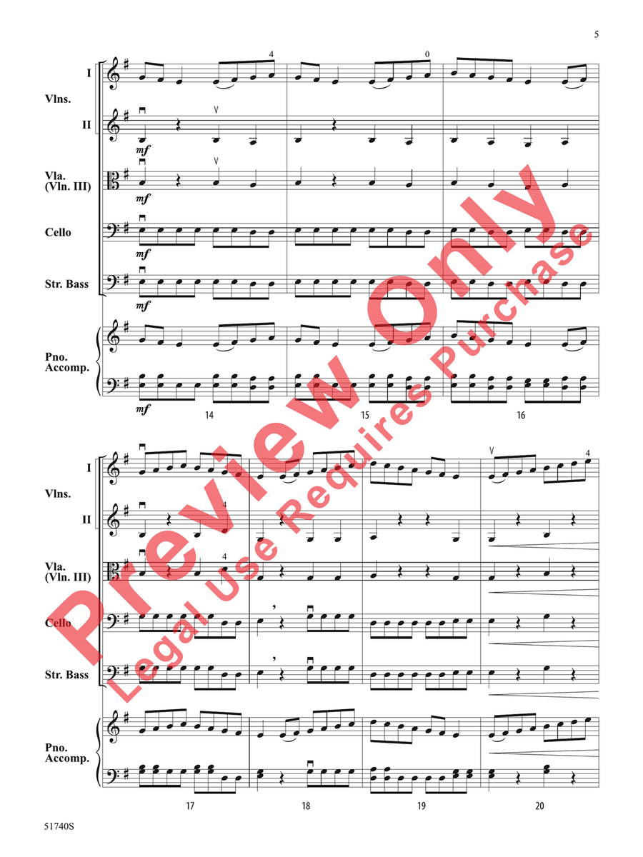 Climbing Scale Mountain Climbing Scale Mountain String Orchestra scores gallery preview page 6