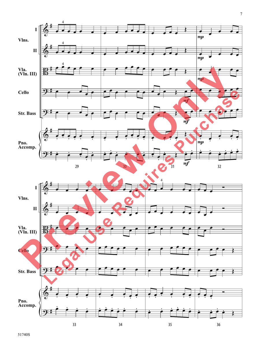 Climbing Scale Mountain Climbing Scale Mountain String Orchestra scores gallery preview page 8