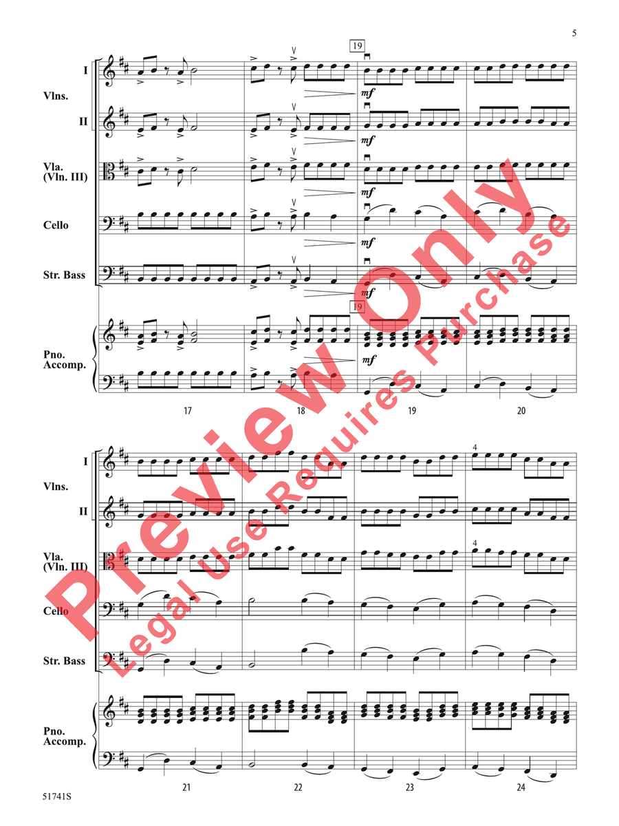 Strings of Fire Strings of Fire String Orchestra scores gallery preview page 6
