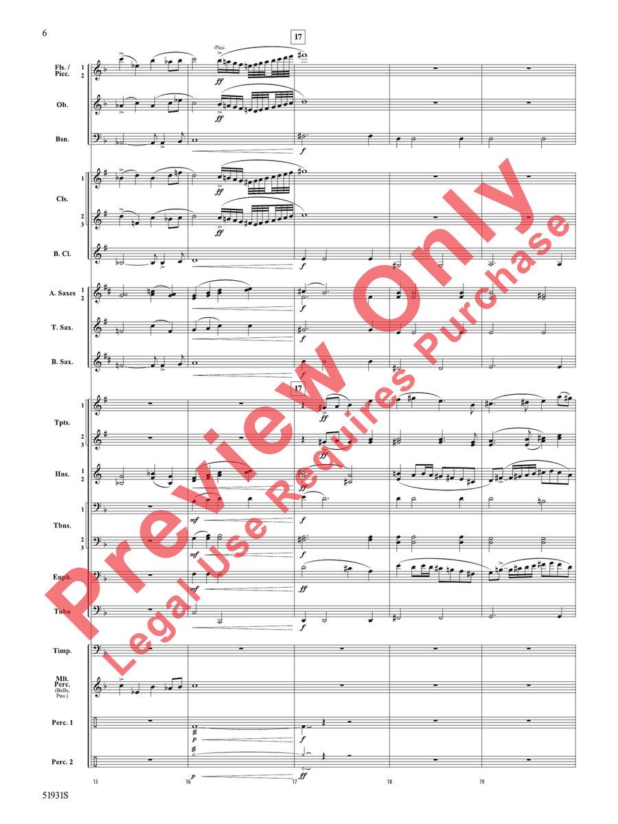 The Trace The Trace Concert Band scores gallery preview page 7
