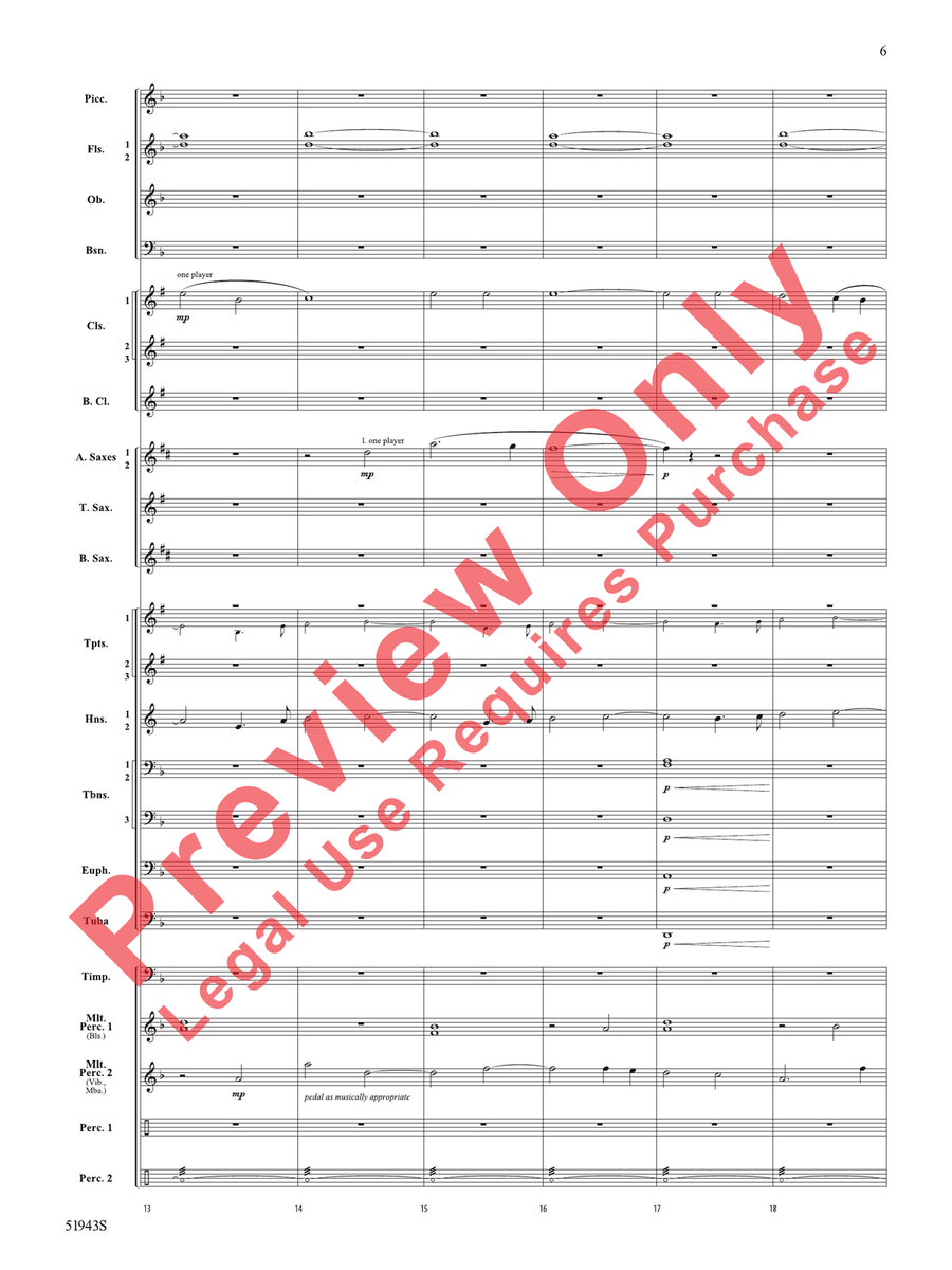 Rising From the Earth Rising From the Earth Concert Band scores gallery preview page 7