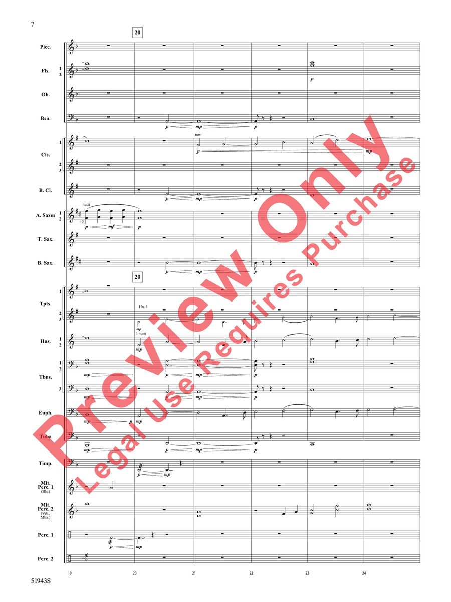 Rising From the Earth Rising From the Earth Concert Band scores gallery preview page 8
