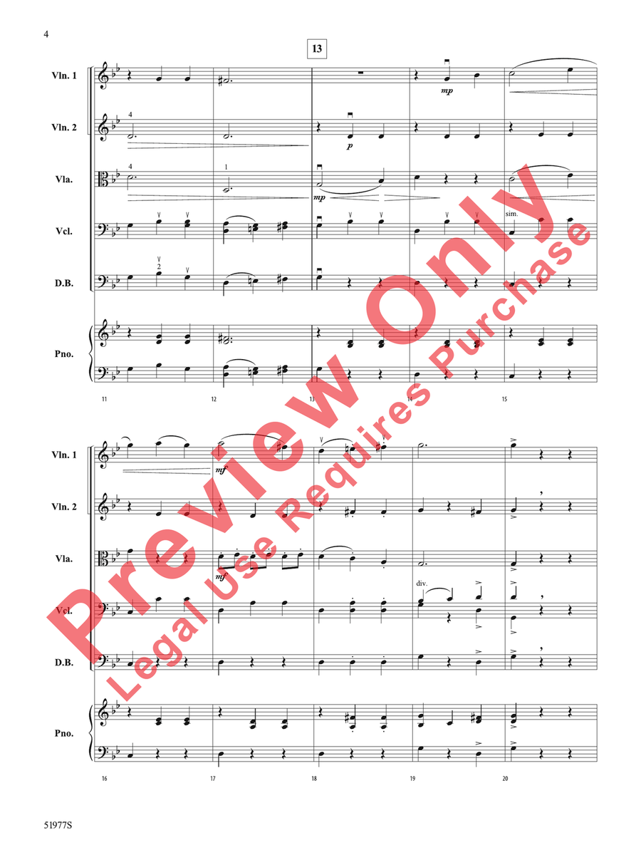 Waltz Macabre Waltz Macabre String Orchestra scores gallery preview page 5