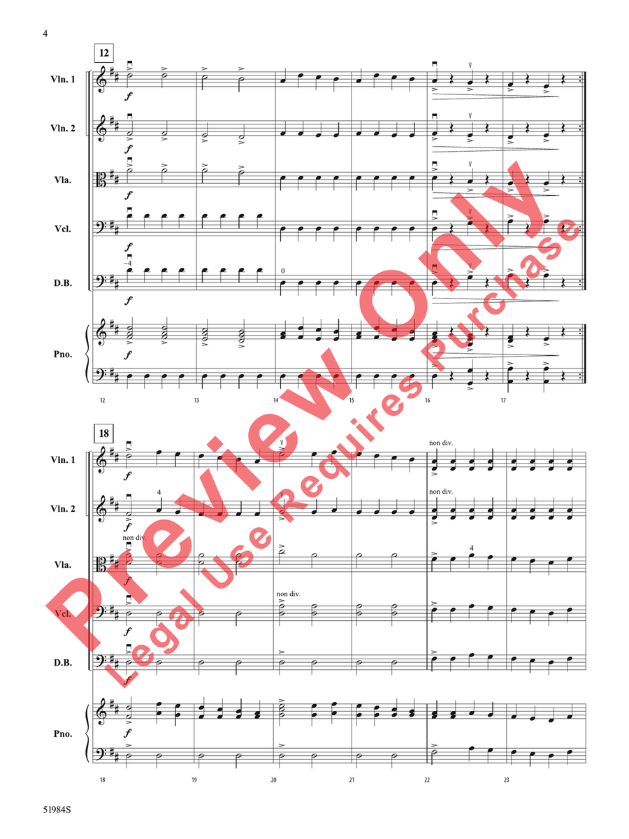 Finding Figaro Finding Figaro String Orchestra scores gallery preview page 5