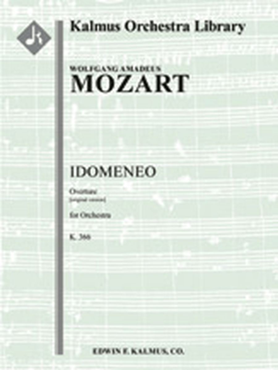 Idomeneo, K. 366: Overture [original version] Concert Band scores gallery preview page 1