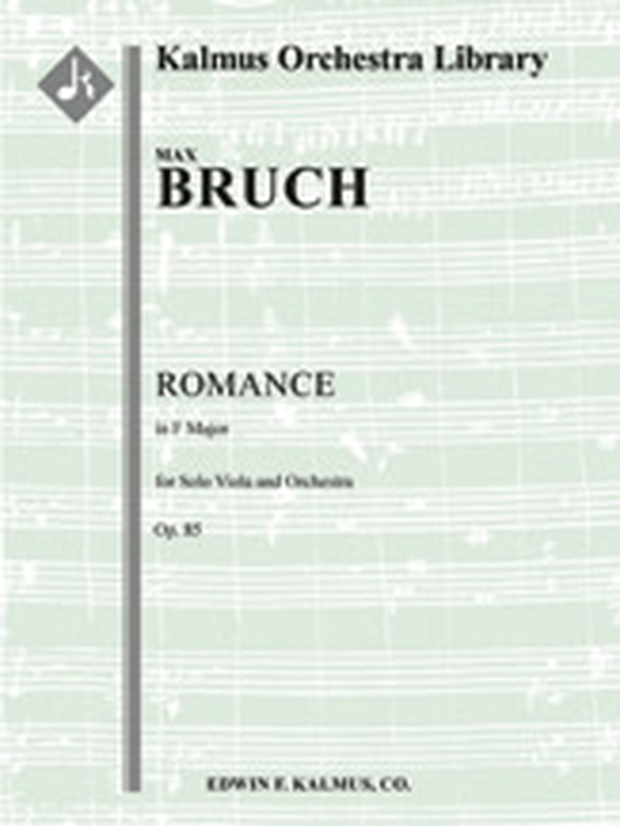 Romance in F for Viola and Orchestra, Op. 85 Concert Band scores gallery preview page 1