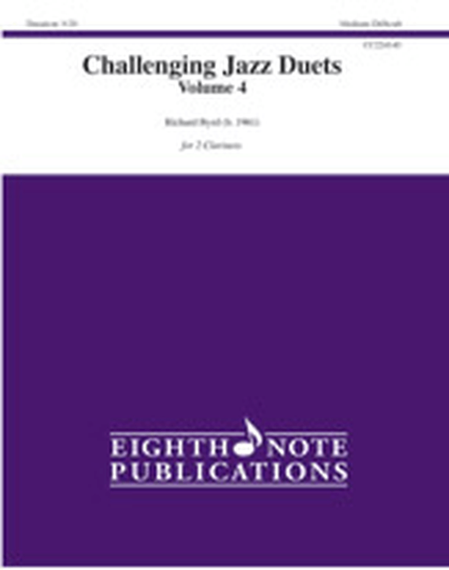 Challenging Jazz Duets Volume 4 Clarinet Duet scores gallery preview page 1