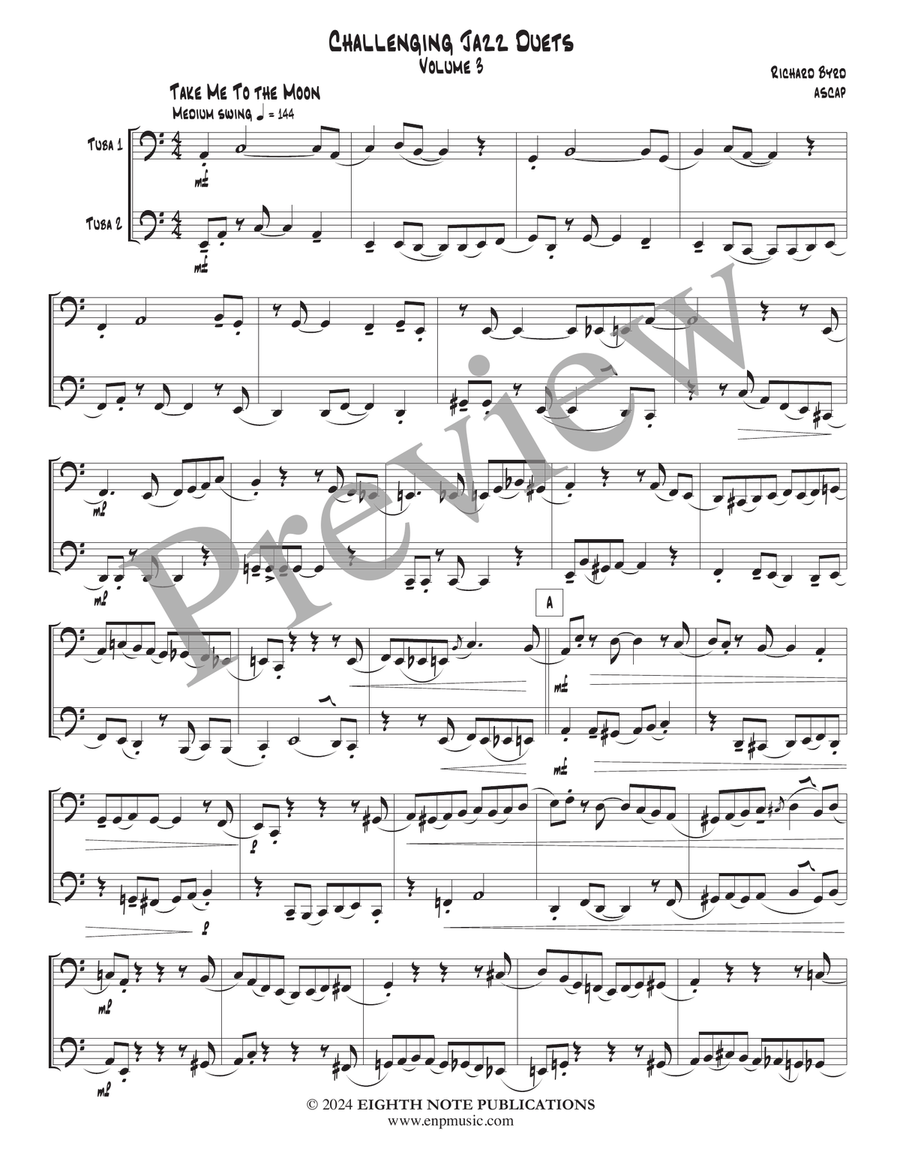 Challenging Jazz Duets Volume 3 Brass Duet scores gallery preview page 3