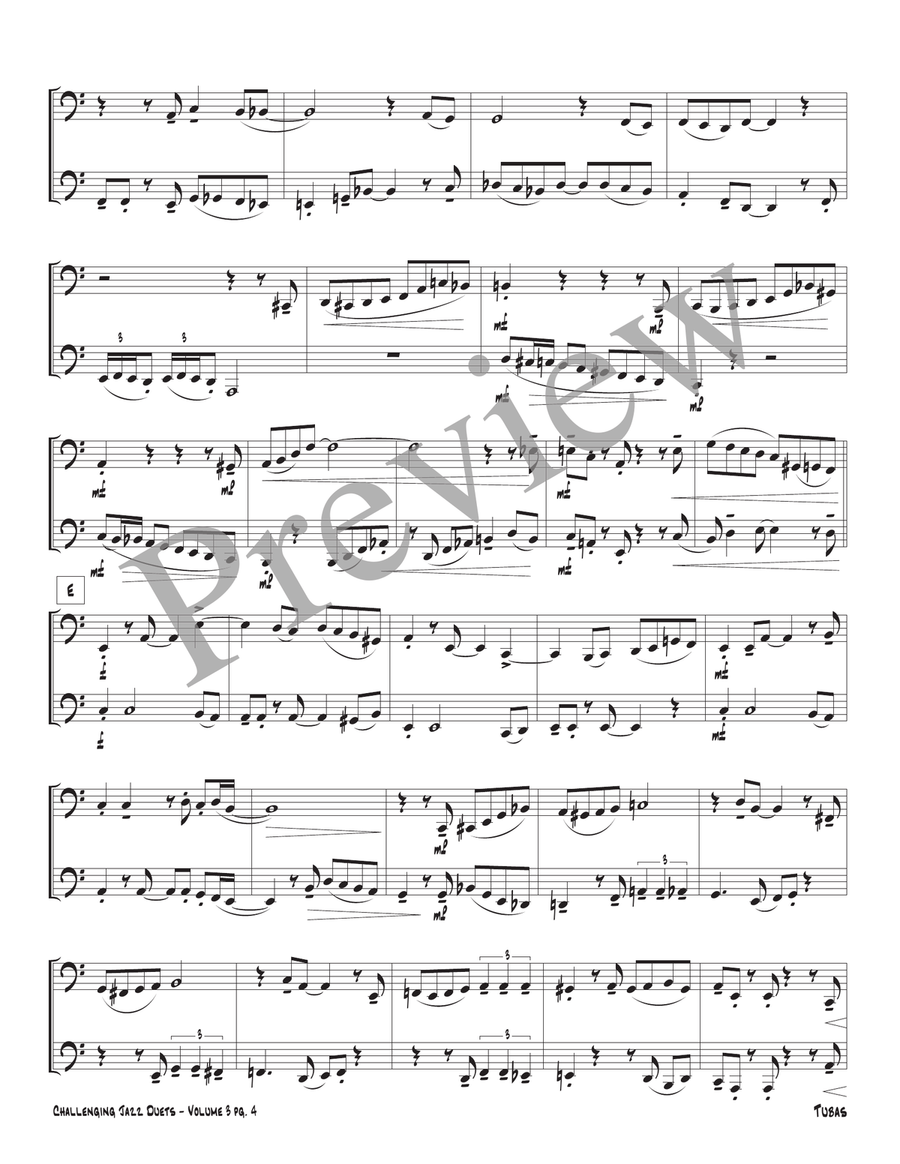 Challenging Jazz Duets Volume 3 Brass Duet scores gallery preview page 6