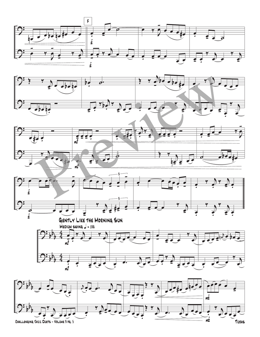 Challenging Jazz Duets Volume 3 Brass Duet scores gallery preview page 7