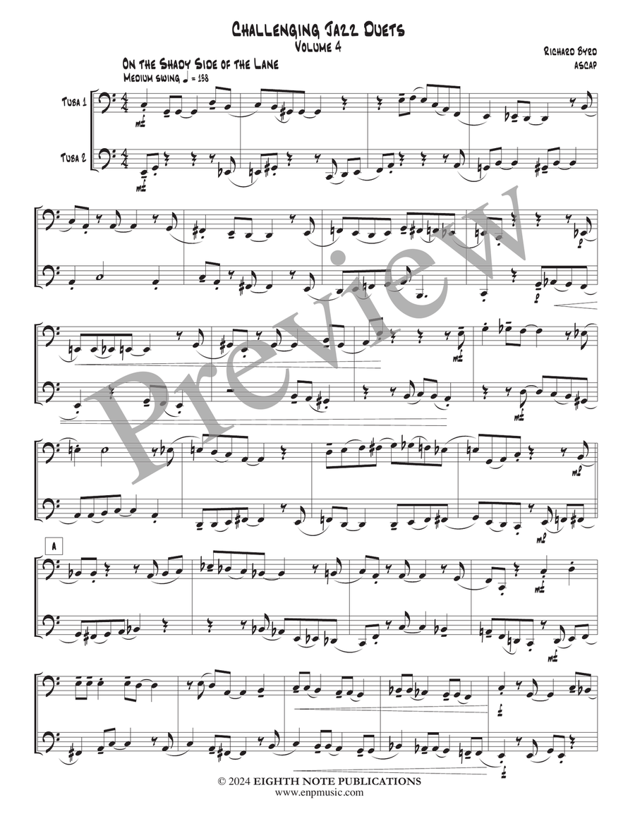 Challenging Jazz Duets Volume 4 Brass Duet scores gallery preview page 3