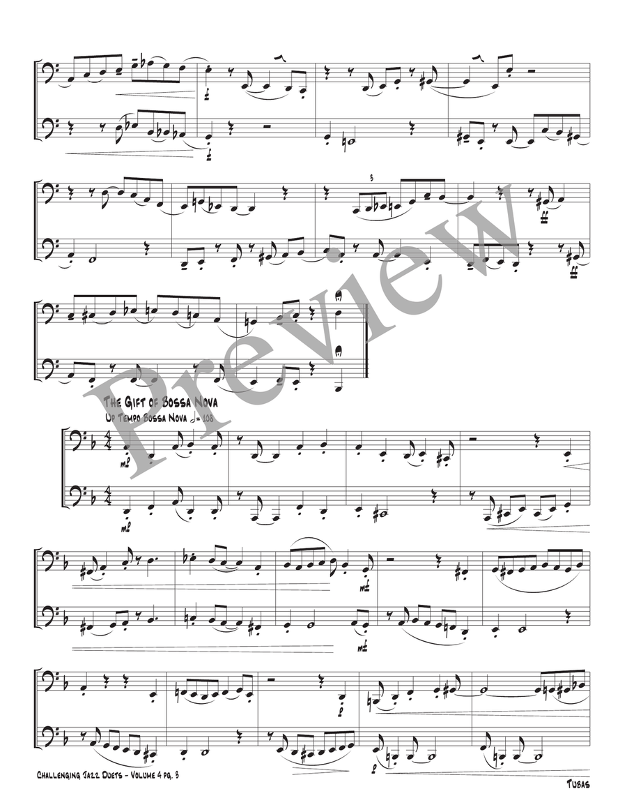 Challenging Jazz Duets Volume 4 Brass Duet scores gallery preview page 5