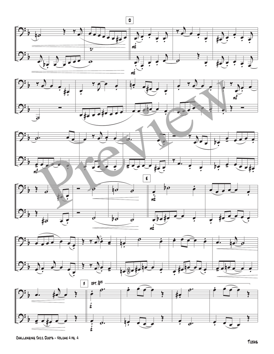Challenging Jazz Duets Volume 4 Brass Duet scores gallery preview page 6