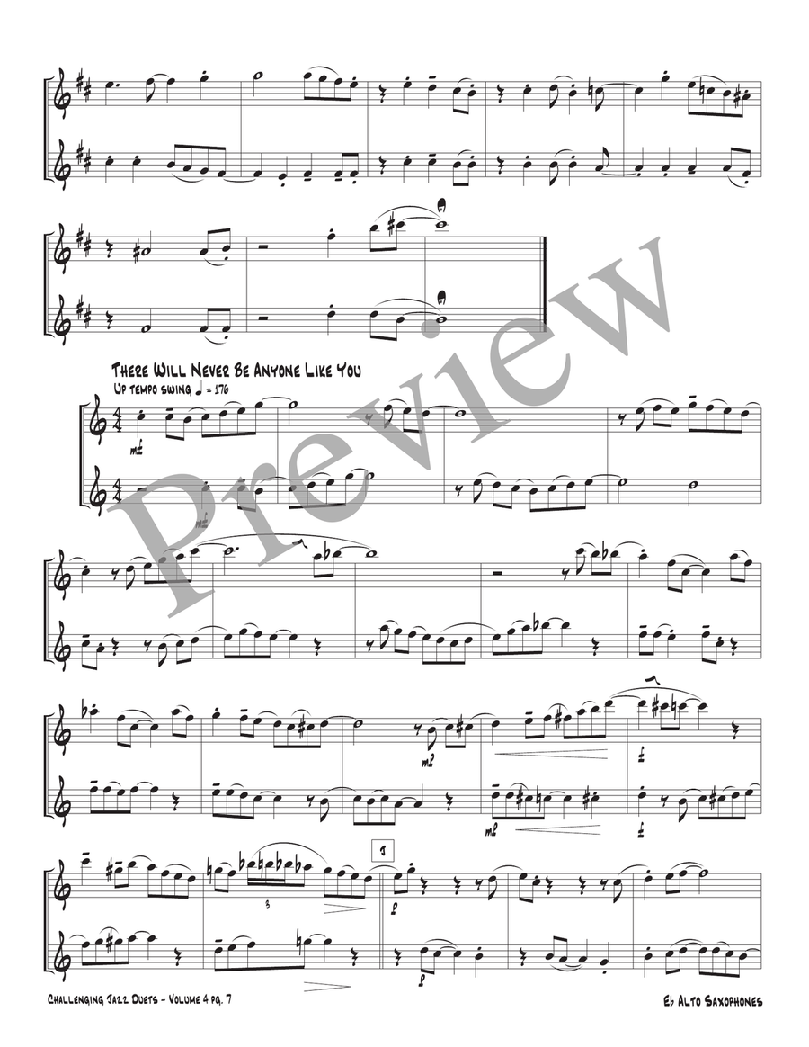 Challenging Jazz Duets Volume 4 Woodwind Duet scores gallery preview page 9