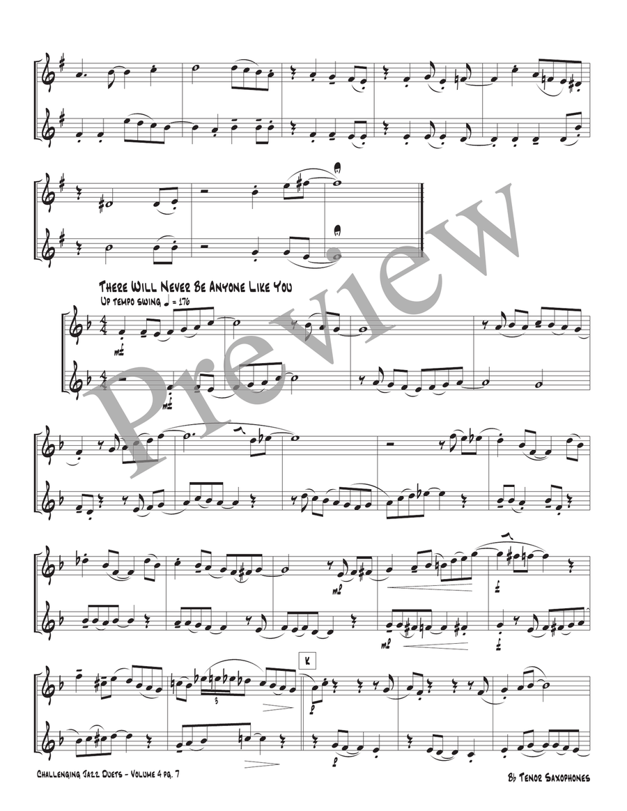 Challenging Jazz Duets Volume 4 Woodwind Duet scores gallery preview page 9