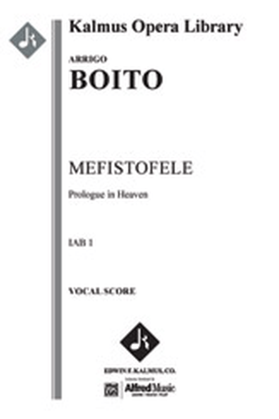 Mefistofele, IAB 1: Prologue in Heaven (complete) Children's Choir scores gallery preview page 1