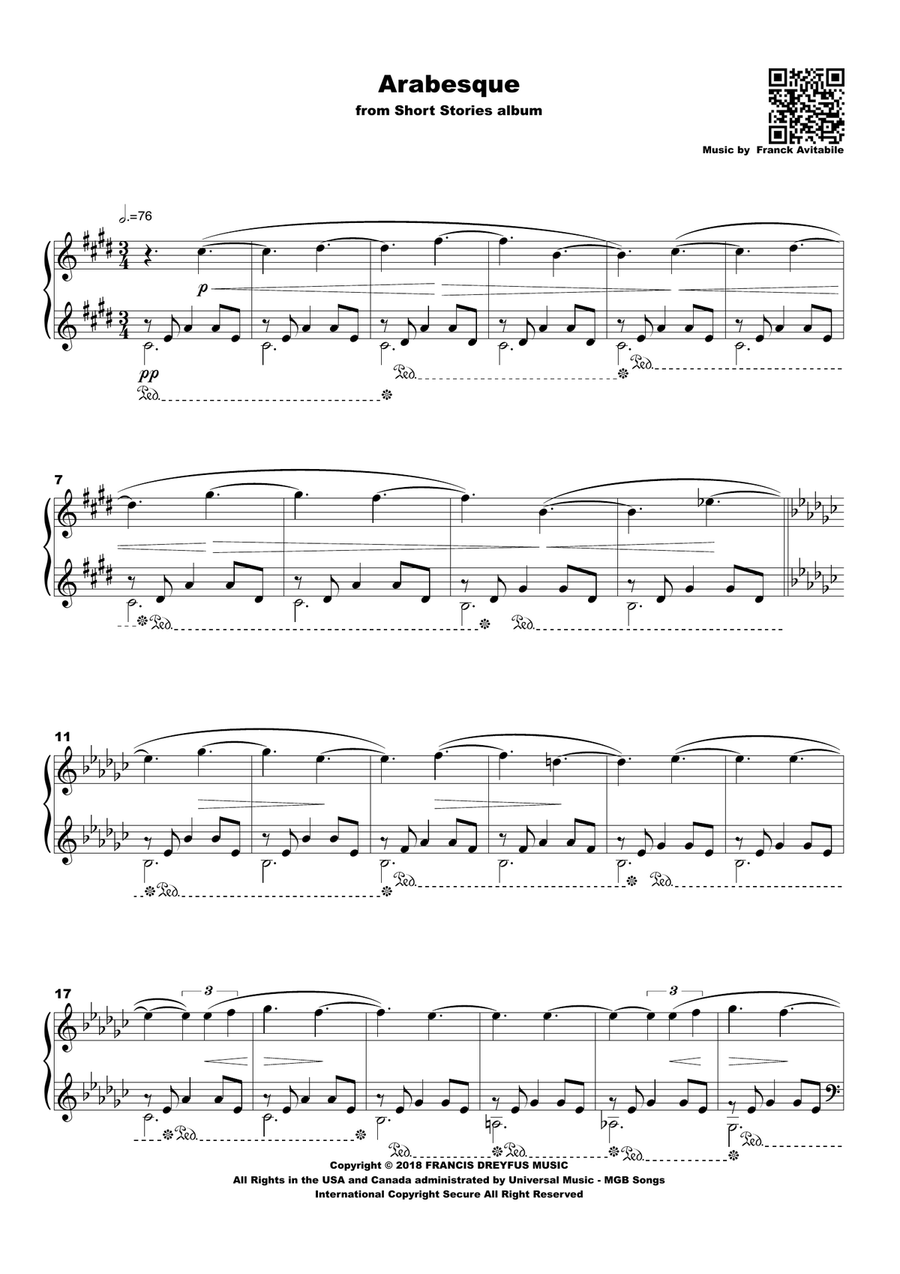 Arabesque Arabesque Piano Method scores gallery preview page 1