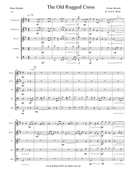 The Old Rugged Cross (for Brass Quintet) Brass Quintet scores gallery preview page 3