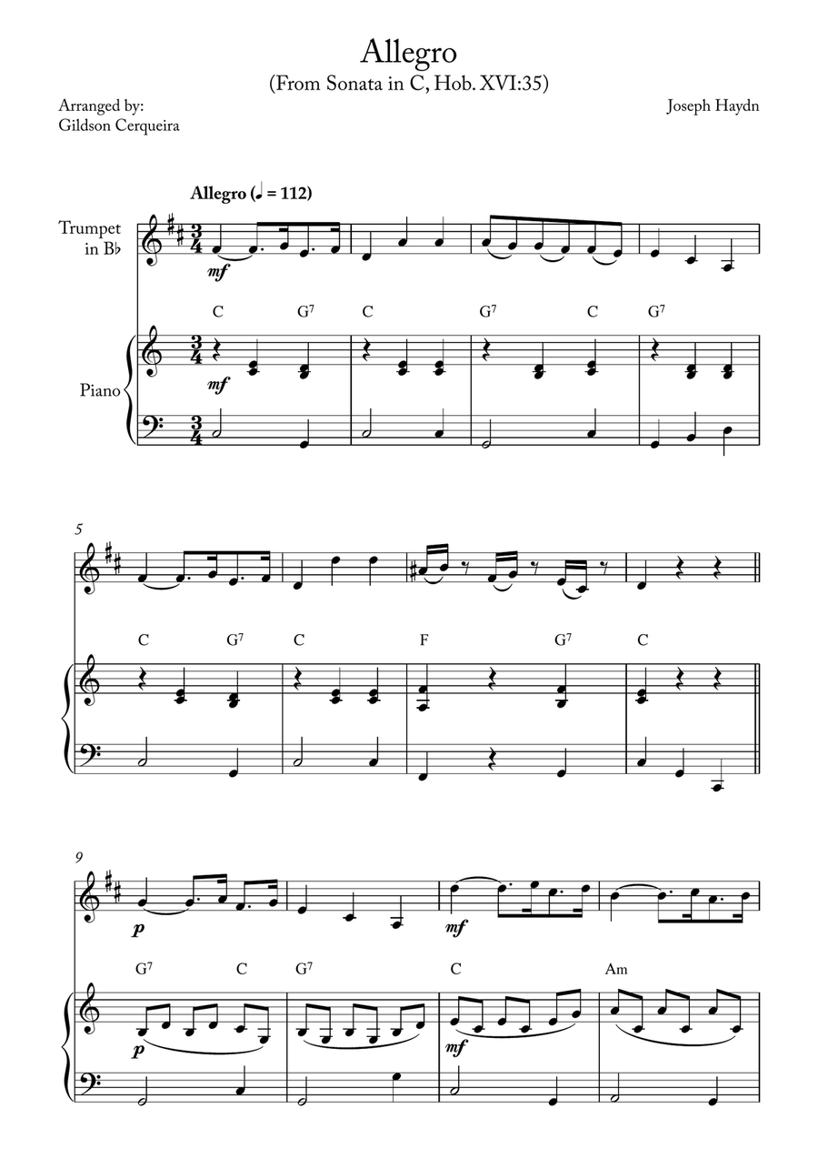 Allegro Allegro Chamber Music scores gallery preview page 1