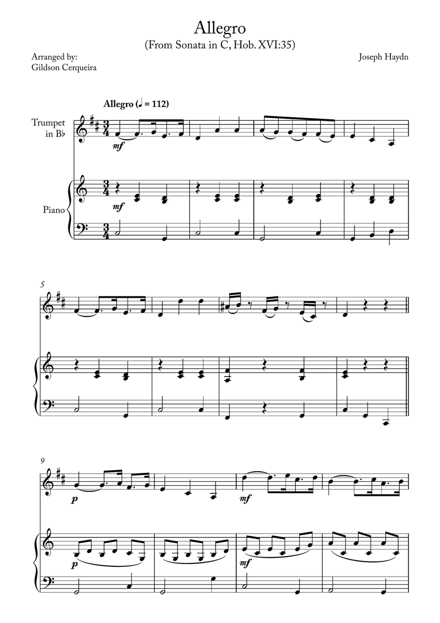 Allegro Allegro Chamber Music scores gallery preview page 1