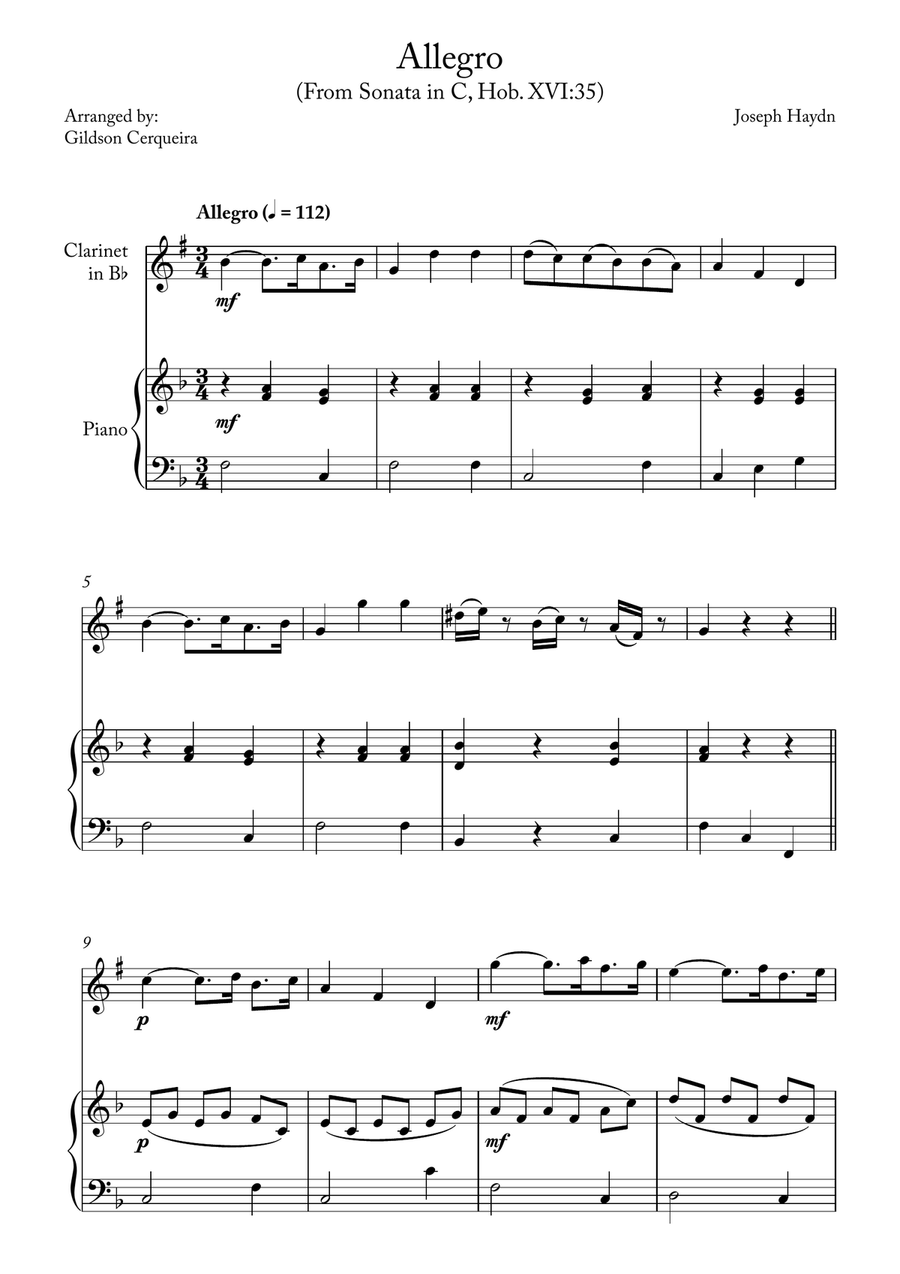 Allegro Allegro Chamber Music scores gallery preview page 1