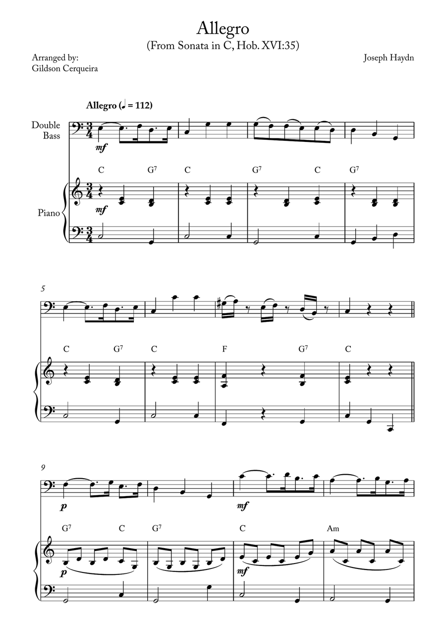 Allegro Allegro Chamber Music scores gallery preview page 1