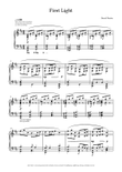 First Light. Sweet, calm and meditative piano piece