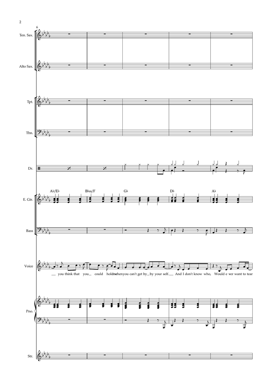 It's A Beautiful Day It's A Beautiful Day Jazz Ensemble scores gallery preview page 2