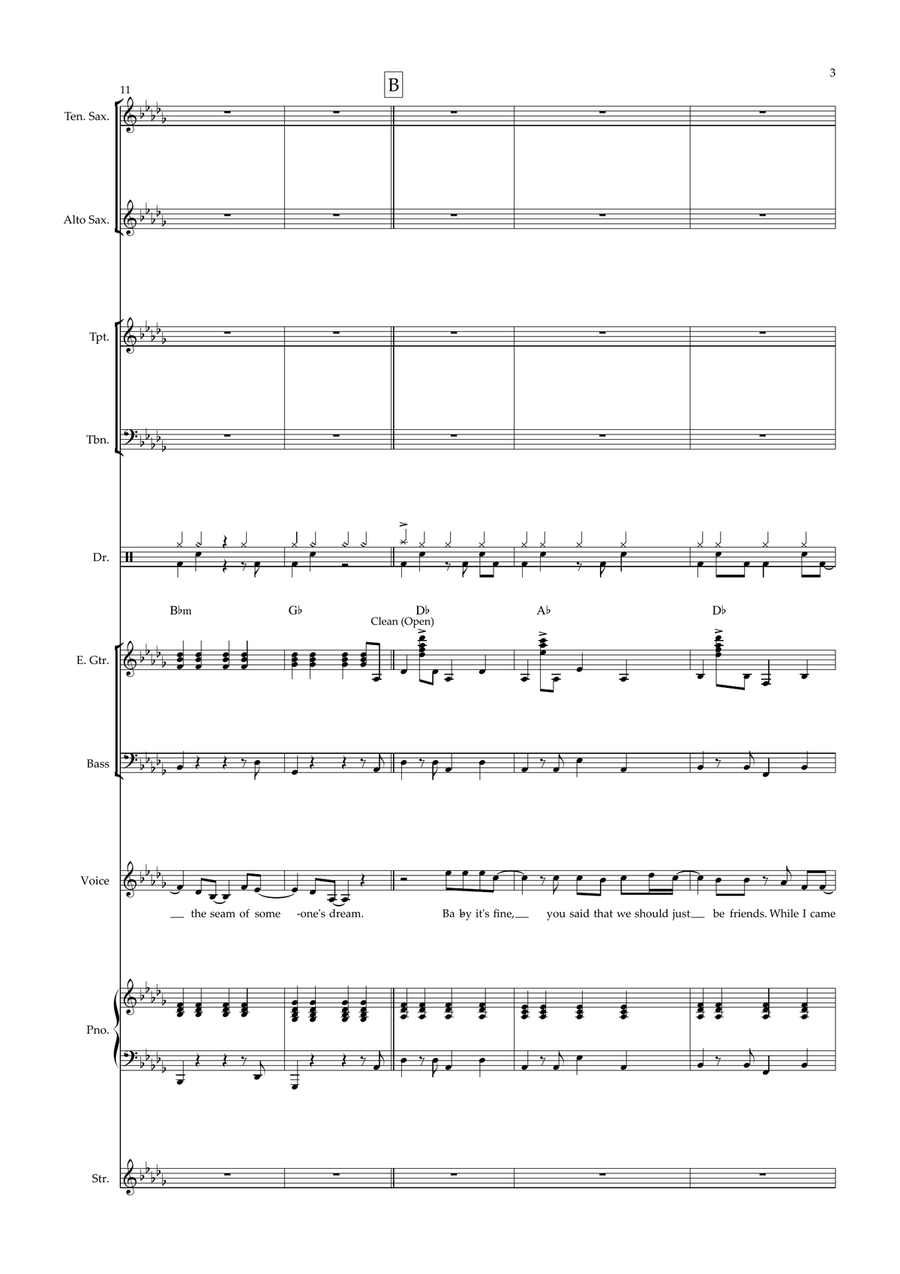 It's A Beautiful Day It's A Beautiful Day Jazz Ensemble scores gallery preview page 3