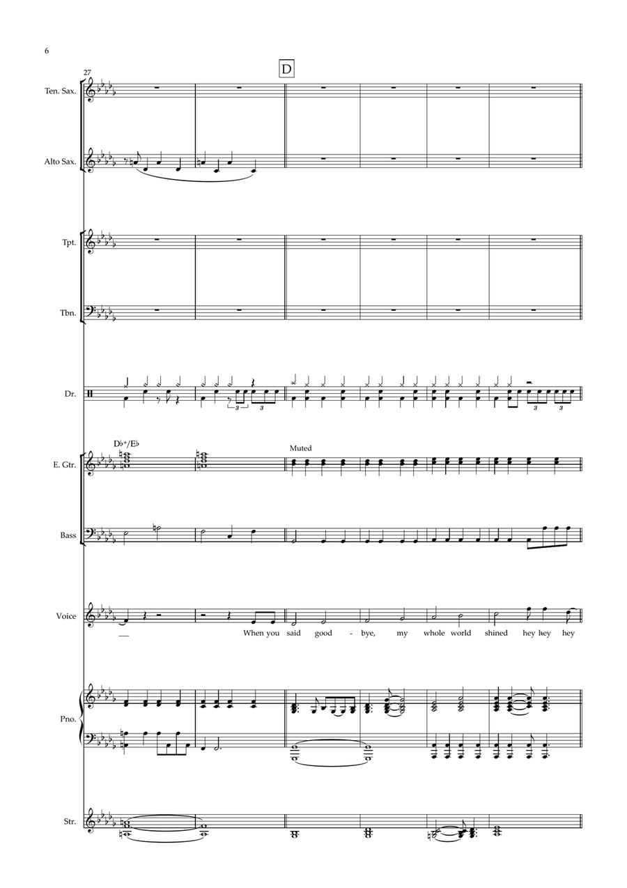 It's A Beautiful Day It's A Beautiful Day Jazz Ensemble scores gallery preview page 6