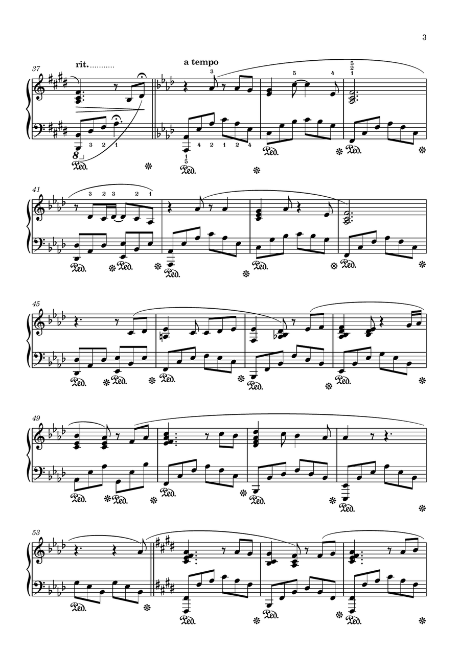 Couldn't Make It Any Harder Piano Solo scores gallery preview page 3