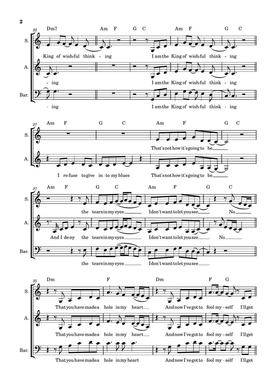 The King Of Wishful Thinking 3-Part scores gallery preview page 2