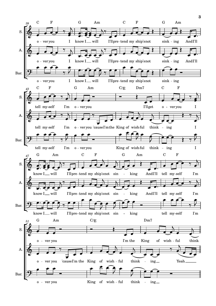 The King Of Wishful Thinking 3-Part scores gallery preview page 3